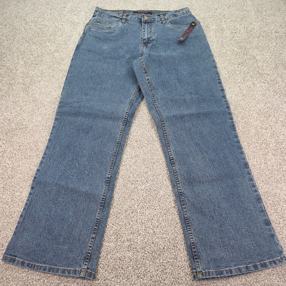 Vtg New Bill Blass Perfect Fit Boot Cut Jeans Womens 8P Petite Medium Wash